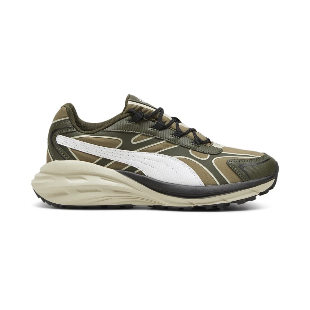 PUMA Hypnotic Ls Abrupt Lace Up Mens Green Sneakers Casual Shoes 39766802