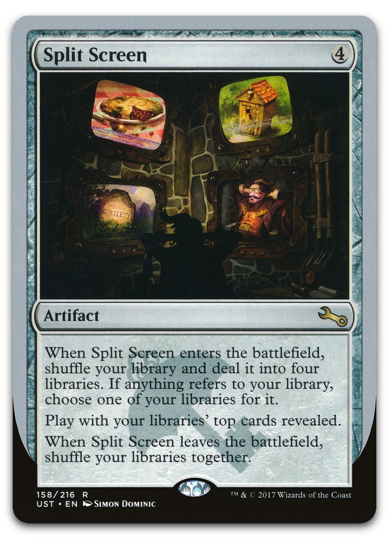 Split Screen #158 (NM) Unstable UST Magic MTG