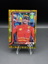 2025 Topps Chrome F1 #122 Carlos Sainz - rifrattore RayWave oro 42/50