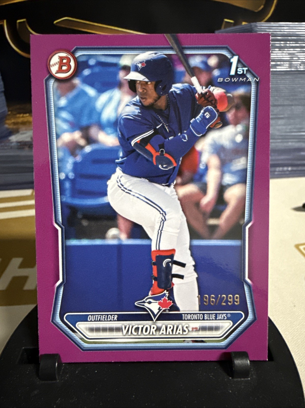 2026 Bowman Prospects Fuchsia #BP29 Victor Arias /299
