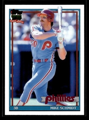 2026 Topps 1991 35th Anniversary #T91-72 Mike Schmidt H064