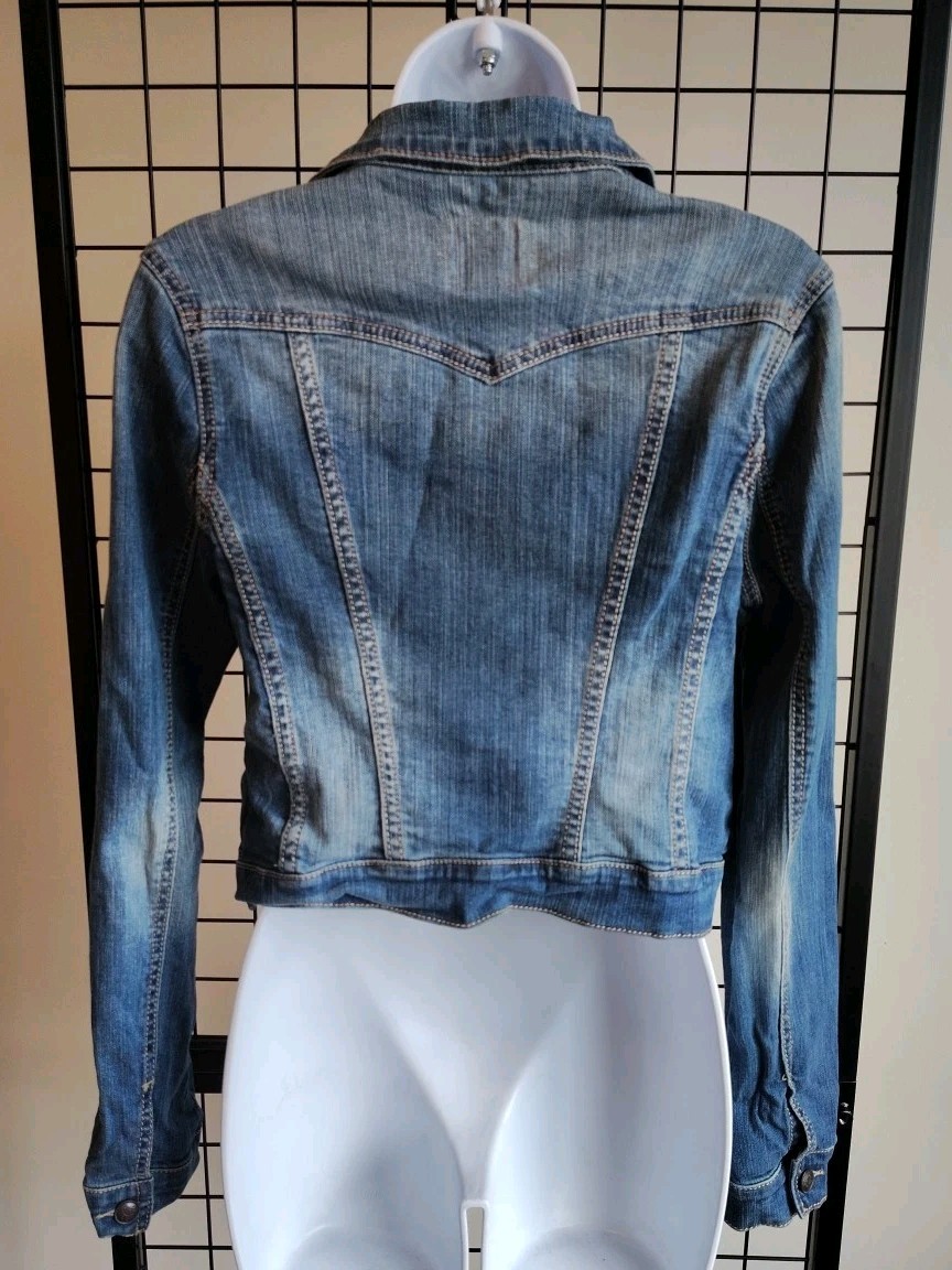 Jessica Simpson Pixie Style Denim Jacket Women's … - image 7