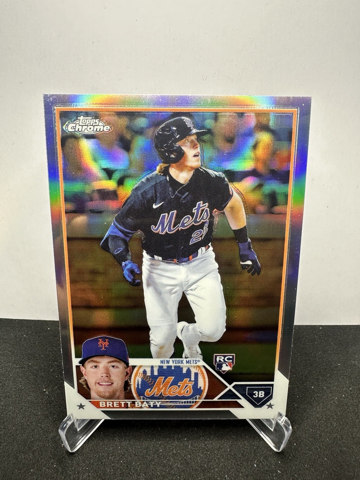 2023 Topps Chrome #204 Brett Baty Refractors (RC) Refractor