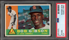 1960 Topps #73 Bob Gibson PSA NM-MT 8