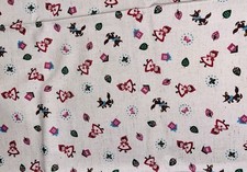 Kawai Little Red Riding Hood Toss on Homespun Japanese Canvas by KOKKA BTFQ