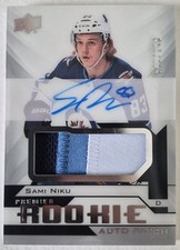 2018-19 Upper Deck Premier Sami Niku Rookie Auto Patch /249