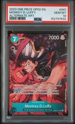 Monkey D. Luffy OP02-041 Alternate Art Paramount War