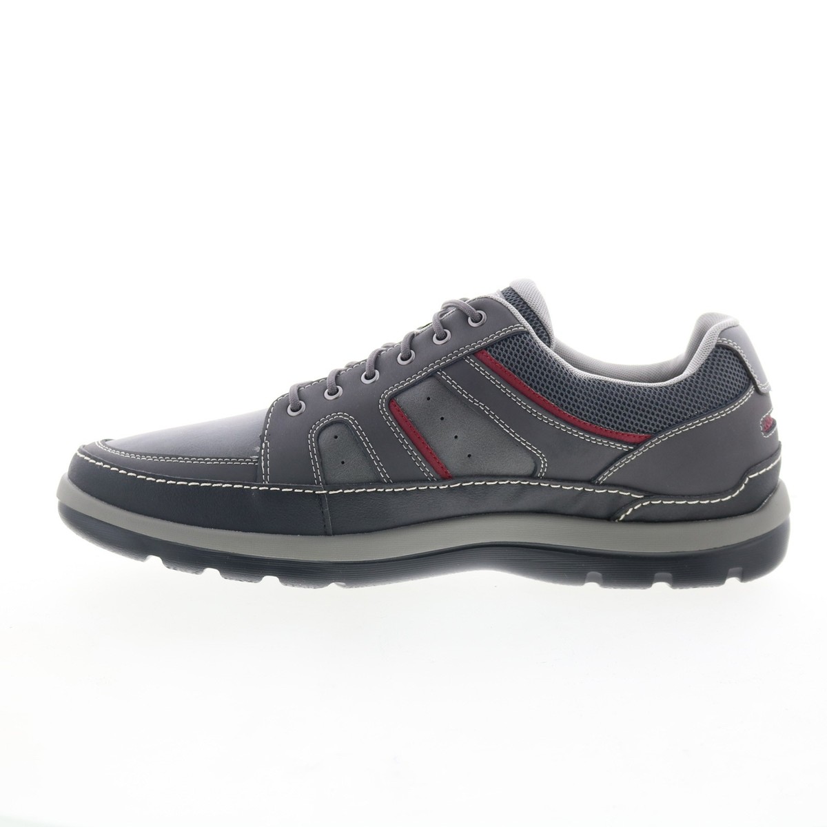 Rockport Get Your Kicks Mudguard Blucher Mens Gray Wide Sneakers