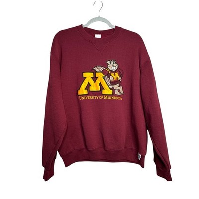 VTG Minnesota Golden Gophers Sweatshirt Mens L NCAA Basketball