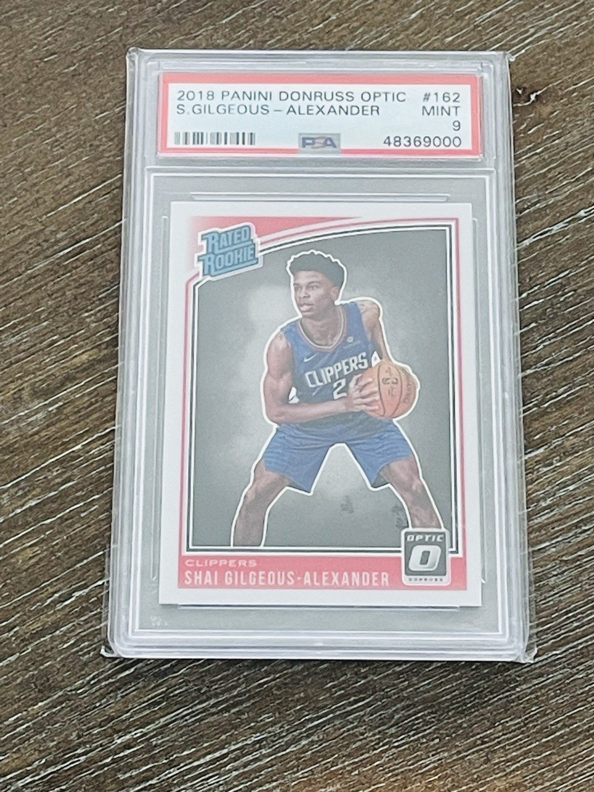 2018-19 Panini Optic - Rated Rookie Shai Gilgeous-Alexander #162 Shock - RC