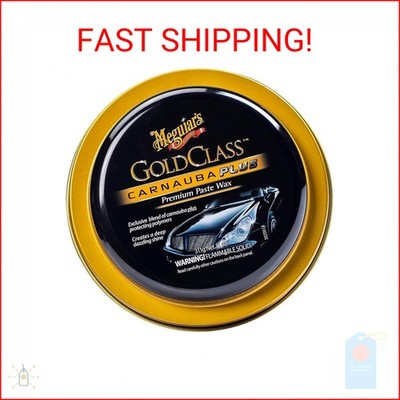 Meguiar's G7014J Gold Class Carnauba Plus Premium Paste Wax, 11 Oz Container