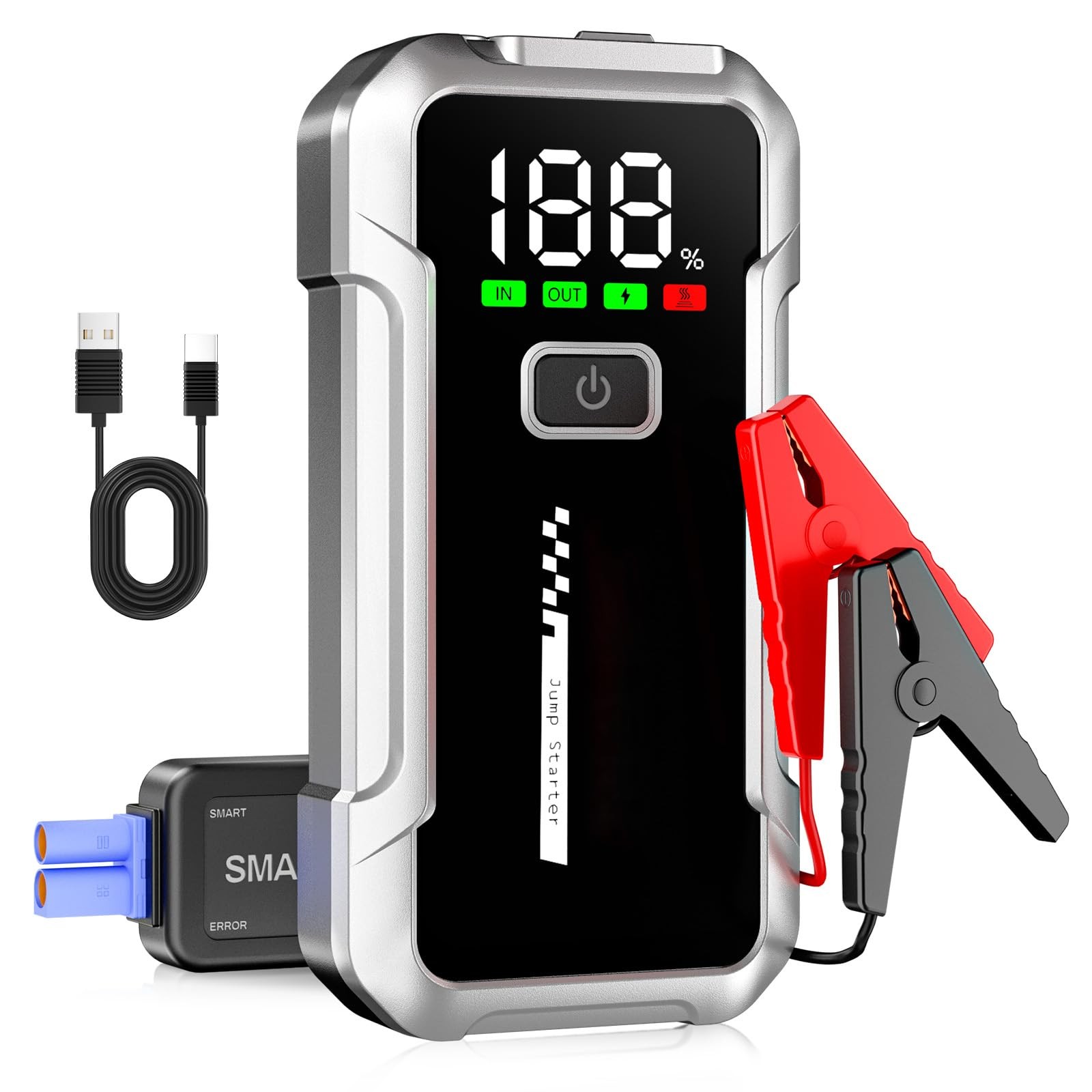 YDBAO 7000A Avviatore Batteria Auto: Booster Professionale 12V Moto