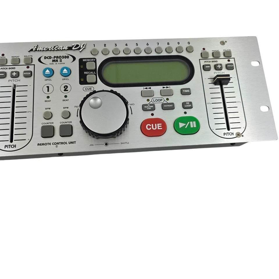 🎧 American DJ DCD-PRO300 MKII Dual CD Player Remote Control Unit Foto 3 de 4