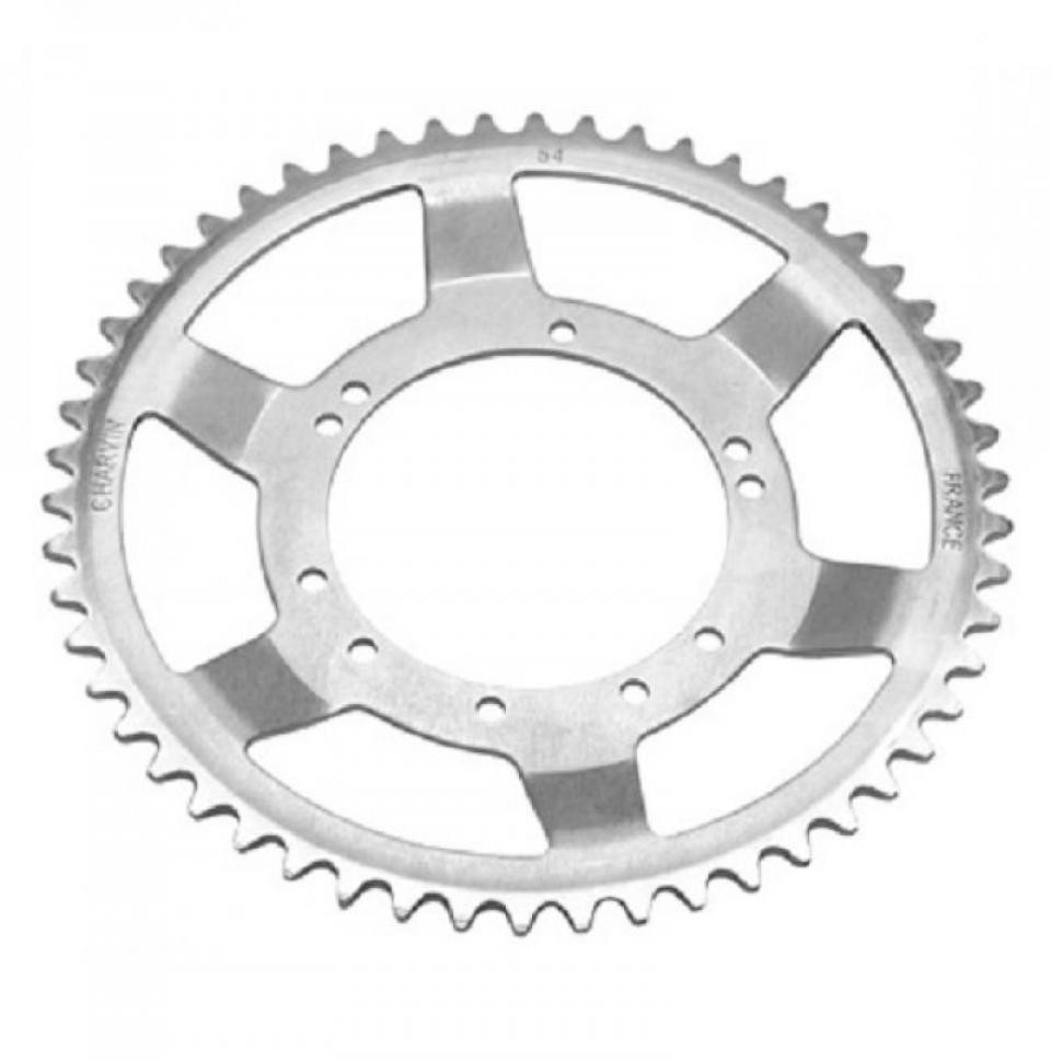 Couronne 54 dents MBK 51 P2R en acier renforcé pour chaîne de transmission