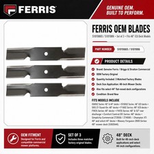 Ferris Mower Blades 5101986S 5101986 Set of 3...