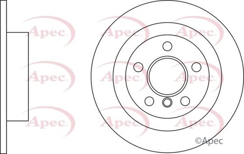 DISCS AND PADS KIT REAR APEC RED FOR BMW I3 2013- - Picture 2 of 6