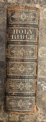 1872 Holy Bible/Apocrypha McCurdy & Ziegler Tooled Full Leather