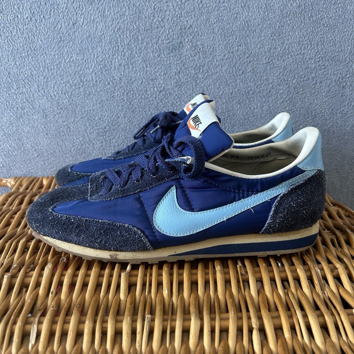 【Vintage 】NIKE THE VOLLEY 1979年製 Vintage Nike 1979 Oceania Running Shoes Size 9.5 Blue Waffle