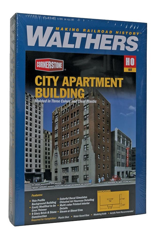 Walthers 533770 - 1/87 / H0 City Apartments - New