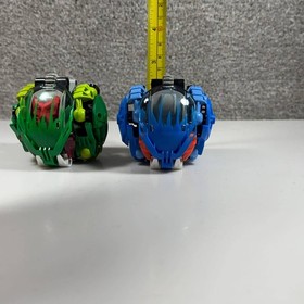 LEGO Bionicle Bohrok Gahlok 8562 Lehvak 8564 Blue Green Set with Manuals