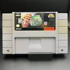 LJN NFL Quarterback Club Super Nintendo SNES K-A NTSC-U/C Sports Football