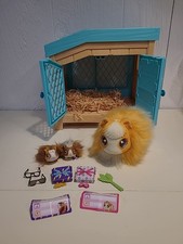 Little Live Pets Mama Surprise Soft Interactive Mama Guinea Pig w Hutch, Babies