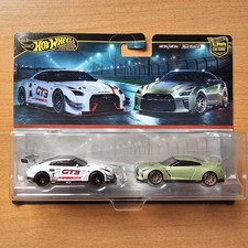Hot Wheels Premium Nissan GT-R Nismo GT3 & Nissan GT-R (R35) 2 Pack Free P&P