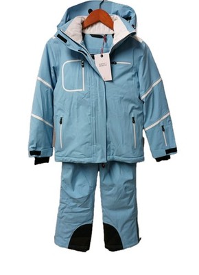 Perfect Moment Kinder Y8 Skianzug QANUK Pro III Daunen Skijacke & Chamonix Hose