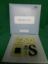 Close To My Heart My Acrylix Stamp Set Solo S B1243