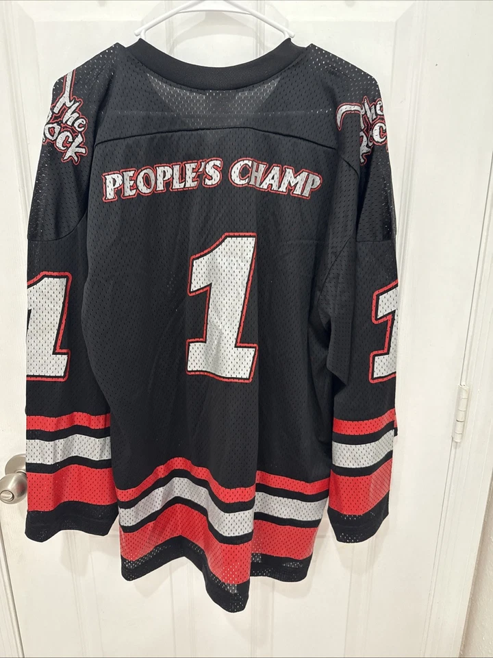 Футболка The Rock People's Champ хоккей реслинг РЕДКАЯ 90-е WWE - Изображение 3 из 4