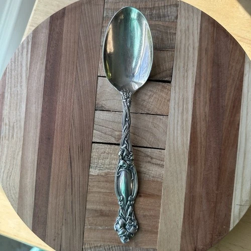 Vintage Frontenac Large Serving Spoon 8” International 925 Sterling Silver 70.2g