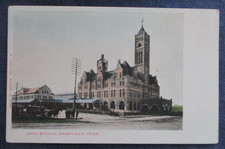 1900s Nashville Tennessee Union Station Postcard