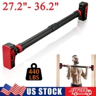 440lb Doorway Chin Up Bar Pull Up Bar Exercise 27"-36" Doors Screwless Press Fit