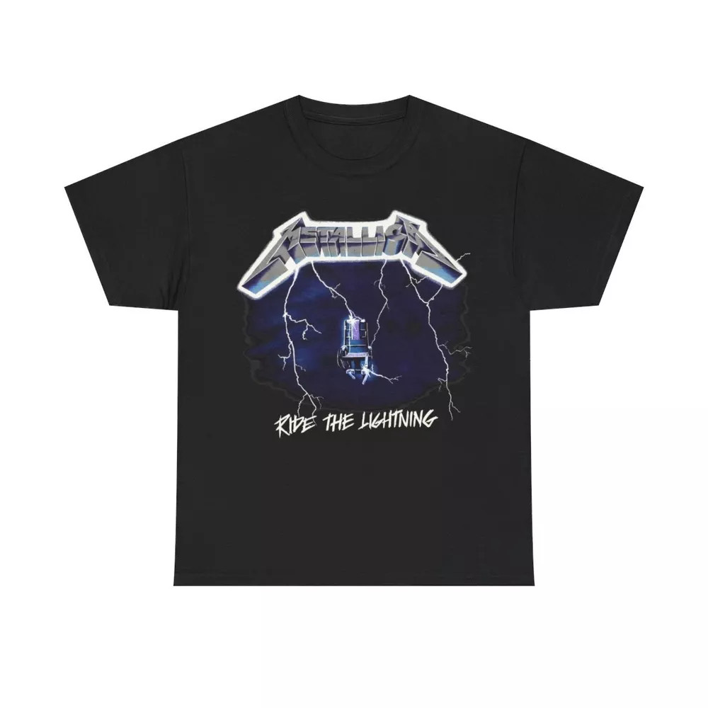 1985 Metallica Ride The Lightning US Tour Vintage Double Sided T-Shirt
