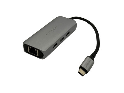 Satechi 4-in-1 USB-C Hub with 2.5 Gigabit Ethernet, USB-A, USB-C Data