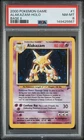 2000 POKEMON BASE SET 2 #1 ALAKAZAM-HOLO PSA 8