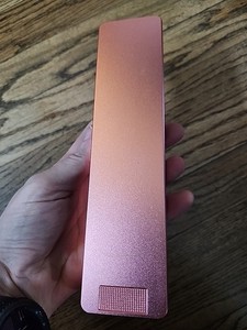 Ikigai Cases Steel Metallic Pink Vitamin Pill 7 Days Week Magnetic Slide Top XL