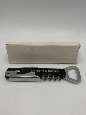 NEU & OVP Vintage Lambert & Butler Zigarettenwerbung 4in1 Flaschenöffner