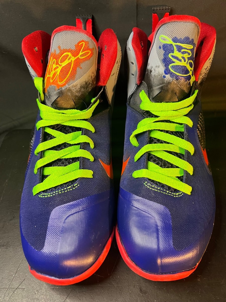 Nike Lebron 9 NERF Mache Customs US 10 NEVER RELEASED  display picture 1