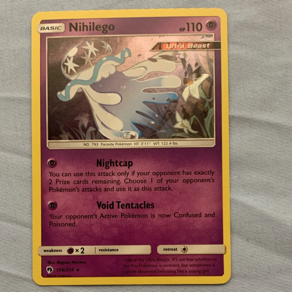Nihilego Pokmon TCG Cards for sale | eBay