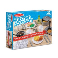 Melissa  Doug 22-Piece Play Kitchen Accessories Set - Utensils, Pot, Pans, and