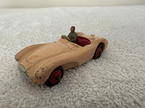 Vintage original Dinky # 104 Aston Martin DB3S Salmon No box
