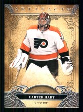 2020-21 Upper Deck Artifacts #7 Carter Hart Philadelphia Flyers TW5975