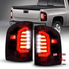 Smoked LED Tail Light Assembly for 2007-2013 Chevy Silverado
