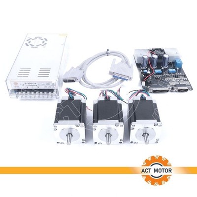 Nema23 3 Axis Driver Board Kit Schrittmotor 3,0A 190 Ncm CNC Stepper Motor 24V