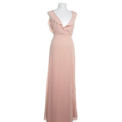 NLY Eve, Abendkleid, Größe: 34, FLOWY FLOUNCE WRAP GOWN, Pink, Polyester #HDq