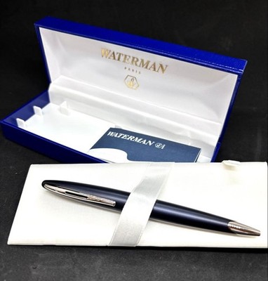 Waterman Carene Ballpoint Pen Blue Unused Authentic Genuine Rare Edition
