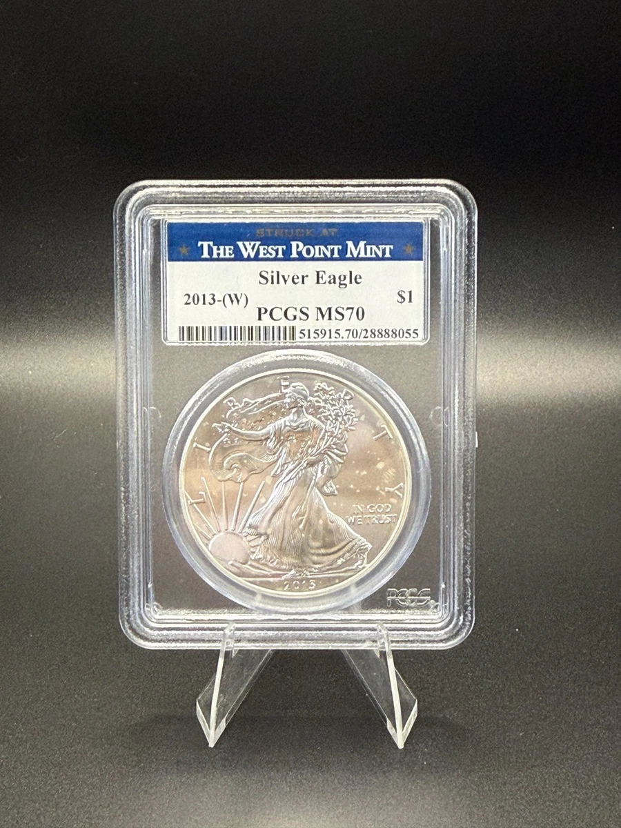 ★PCGS★最高鑑定★2013 w MS70 SP70 アメリカ イーグル 25+ American Eagle MS 70 Graded 2013 Silver Bullion Coins for sale