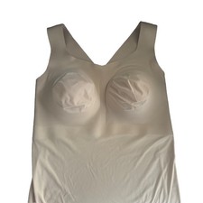 Women's EVELYN BOBBIE Beige Defy Bra Tank Size L
