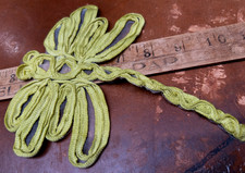 applique dragonfly lime 6x8" cotton tape 1pc